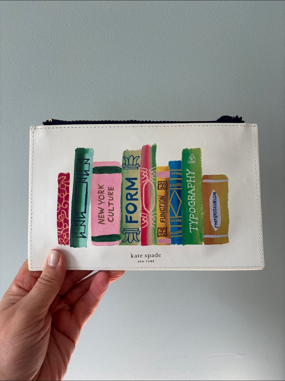 NWT Kate Spade Book Pencil Bag - Picture 13 of 13